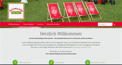 Desktop Screenshot of maximilians-brauwiesen.de